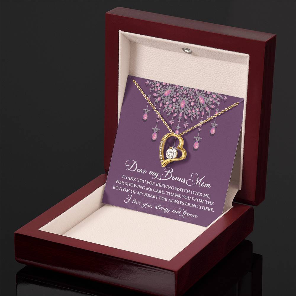 DEAR MY BONUS MOM - "Thank you..." - Forever Love Necklace