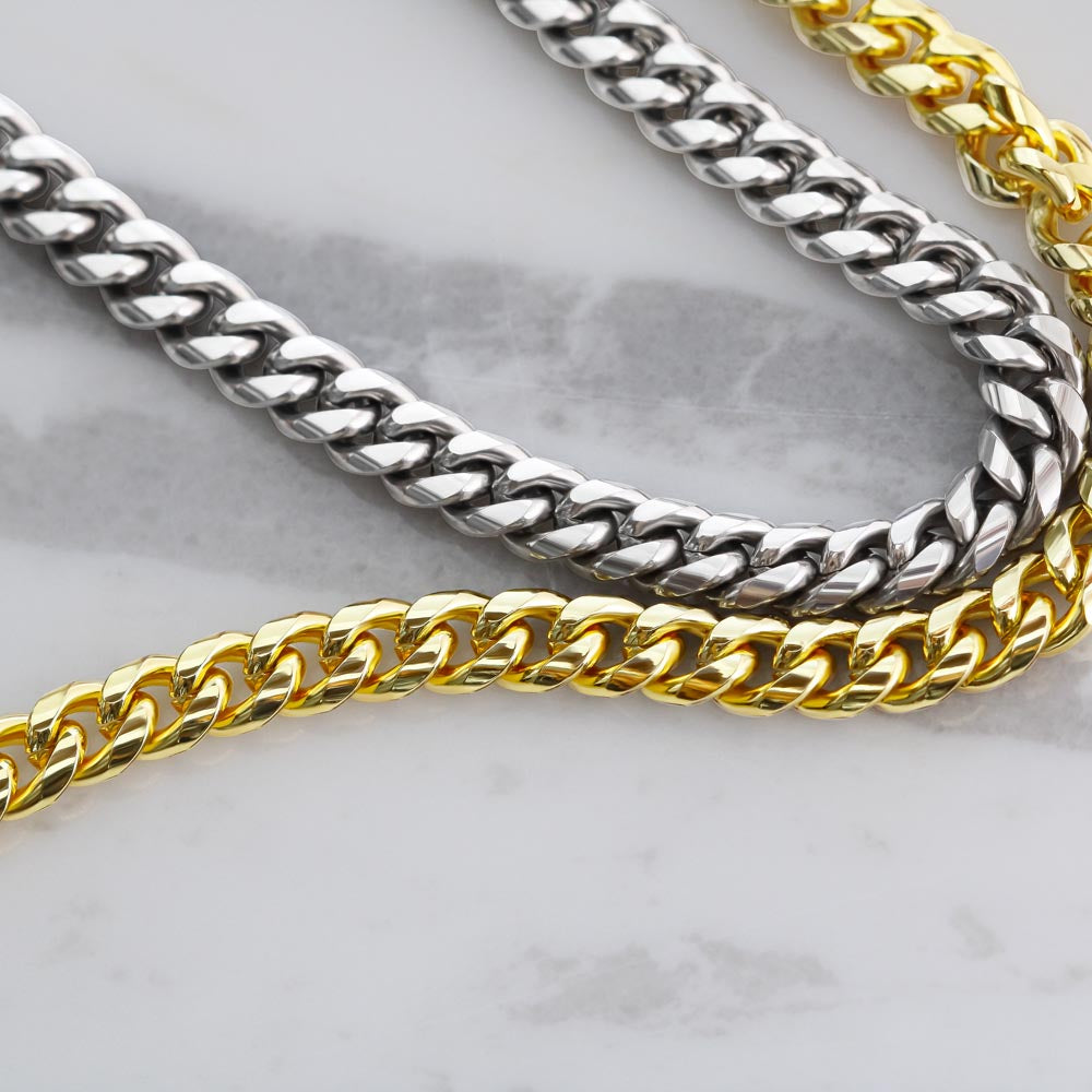 "I AM SORRY" - Cuban Link Chain