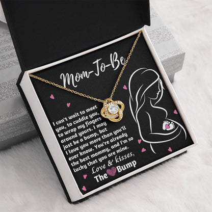 MOM-TO-BE -  "You're Already The Best Mommy." - Love Knot Necklace