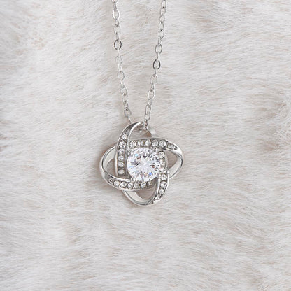 MOM, YOU ARE MY QUEEN  - Love Knot Necklace