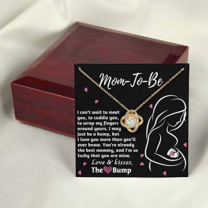 MOM-TO-BE -  "You're Already The Best Mommy." - Love Knot Necklace