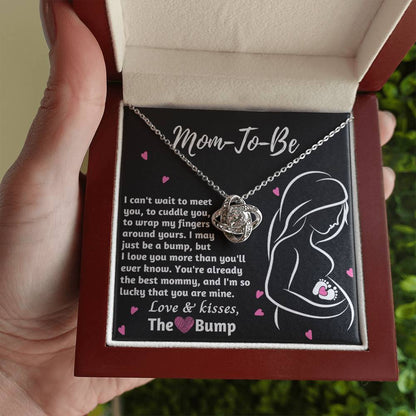 MOM-TO-BE -  "You're Already The Best Mommy." - Love Knot Necklace