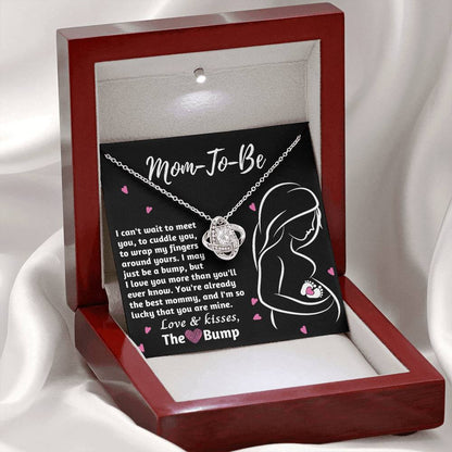 MOM-TO-BE -  "You're Already The Best Mommy." - Love Knot Necklace