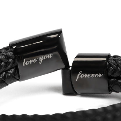 TO THE BEST DAD - "I LOVE YOU MORE THAN..." - Love You Forever Bracelet