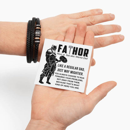 FATHOR - "WARRIOR DAD" - Love You Forever Bracelet