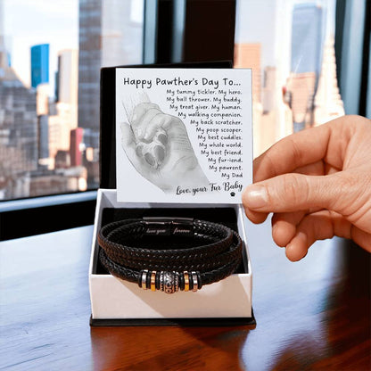 HAPPY PAWTHER'S DAY - "LOVE, YOUR FUR BABY" - Love You Forever Bracelet