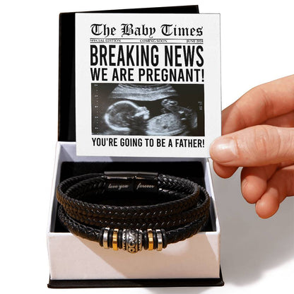 "BREAKING NEWS WE ARE PREGNANT!" - Love You Forever Bracelet