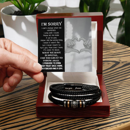 I'M SORRY - Love You Forever Bracelet