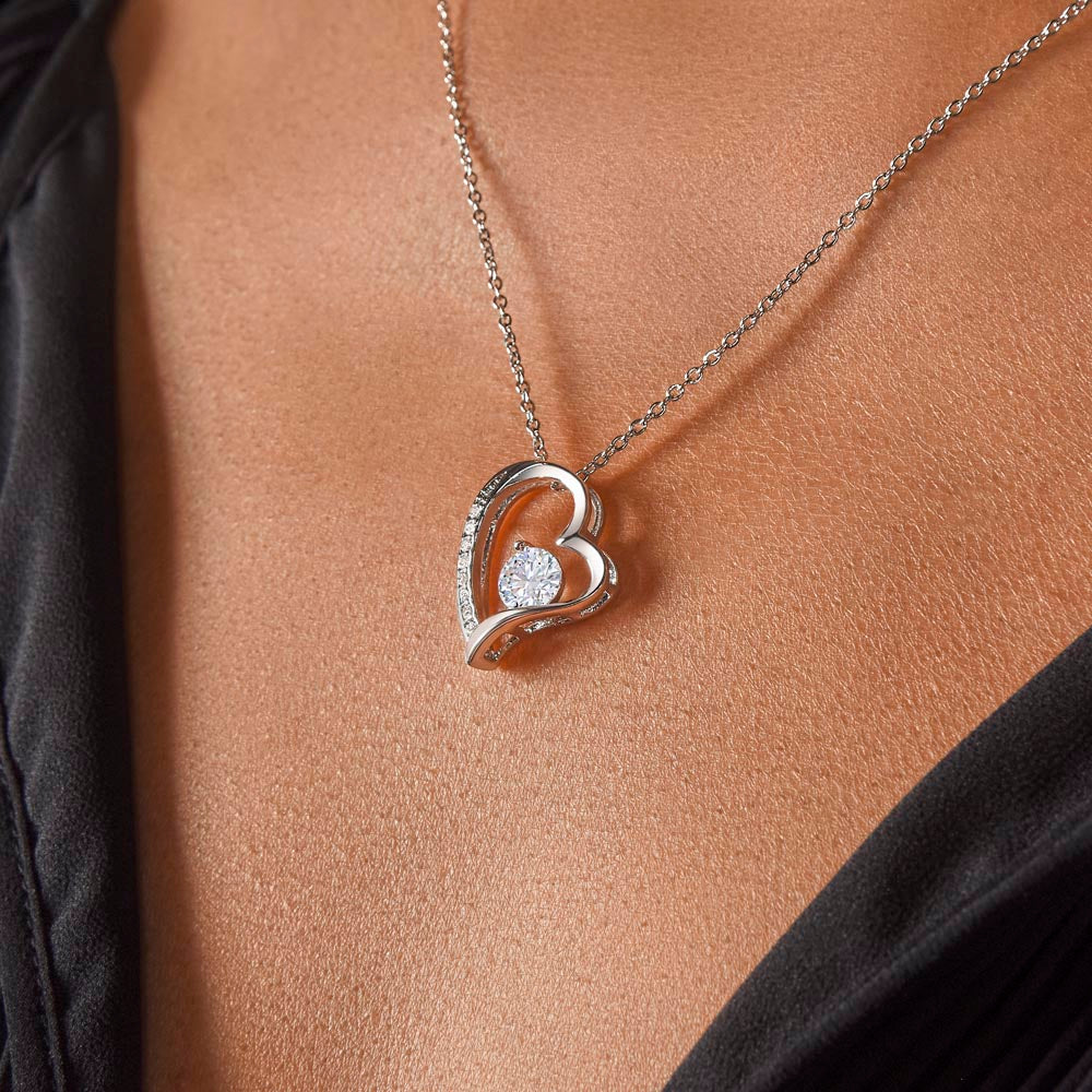 To My Beautiful Soulmate - "You are my Love, my Life, the Air that I Breath." - Forever Love Necklace