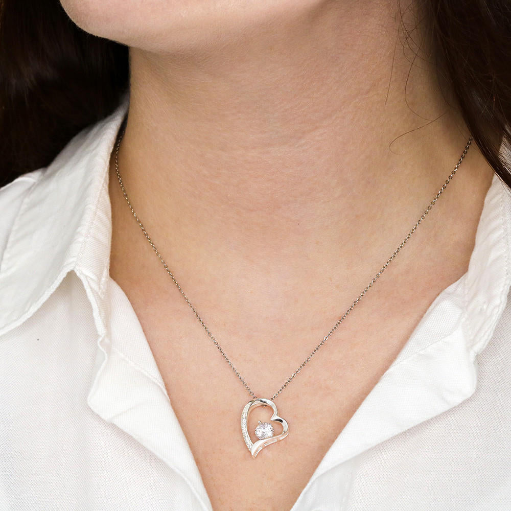 To My Mother-In-Law - "You Are My Bonus Mom." - Forever Love Necklace