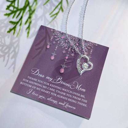 DEAR MY BONUS MOM - "Thank you..." - Forever Love Necklace