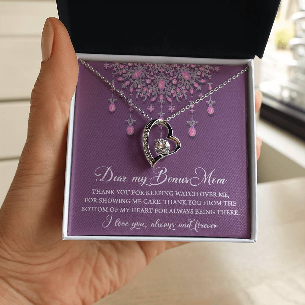 DEAR MY BONUS MOM - "Thank you..." - Forever Love Necklace