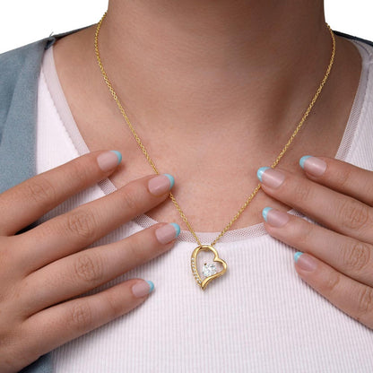 TO MY SOULMATE - "Your love has touched my heart.." - Forever Love Necklace