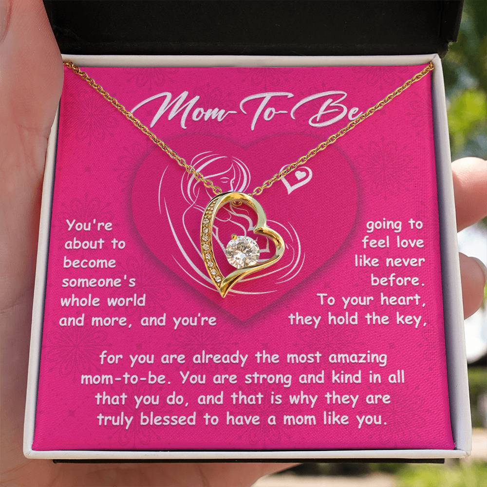 Mom-To-Be - "You are strong and kind in all that you do." - Forever Love Necklace